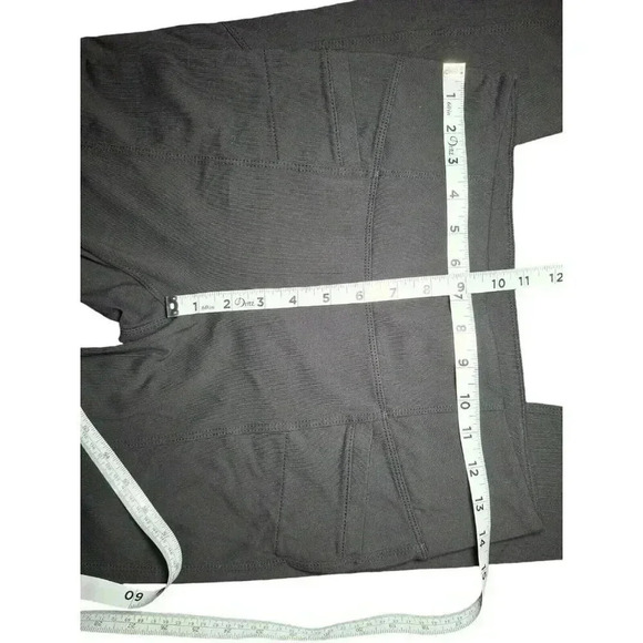 Athleta Metro Skinny Pants Womens MT Black Knit Yoga Athletic Legging EUC - Picture 13 of 16